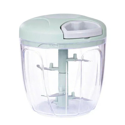500/900ML Rotary Food Processor & Garlic Grinder for Vegetables, Fruits & Chili