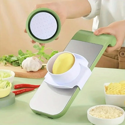 Stainless Steel Mandoline Vegetable Slicer with 3 Blades for Potato & Carrot