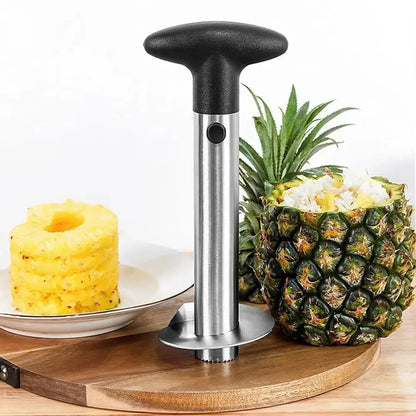 Pack of 2 PCs Stainless Steel Pineapple Peeler, Corer & Slicer – Easy Kitchen Gadget