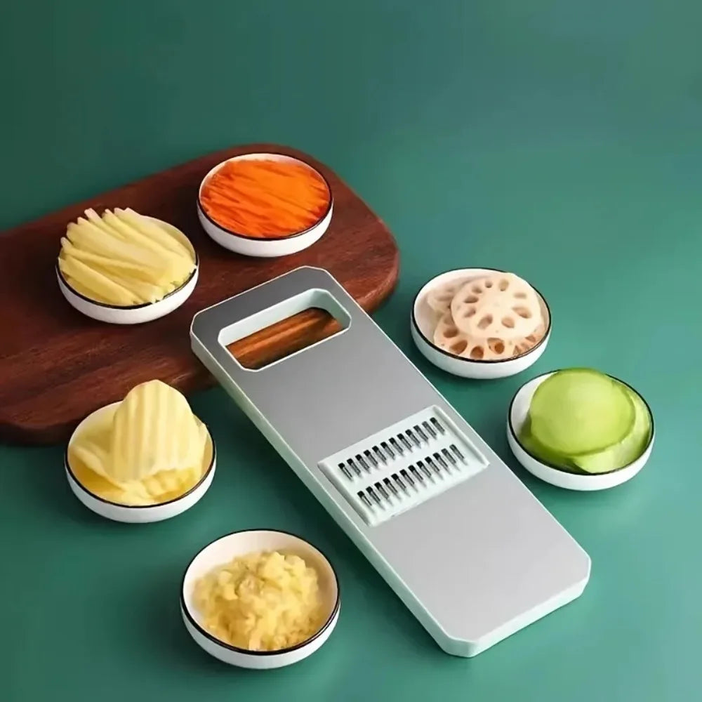 Stainless Steel Mandoline Vegetable Slicer with 3 Blades for Potato & Carrot