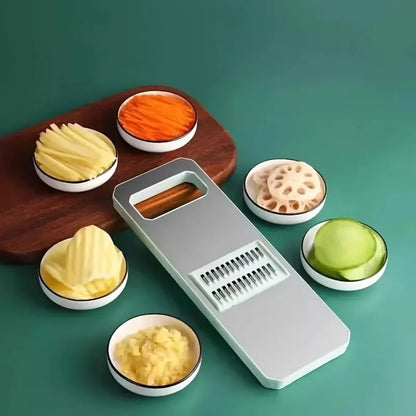 Stainless Steel Mandoline Vegetable Slicer with 3 Blades for Potato & Carrot
