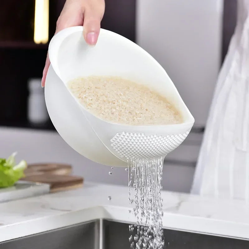 Food Grade Plastic Rice Bean Pea Cleaning Strainer Strainer Basket Strainer Drainer Cleaning Gadget Kitchen Accessories Tools