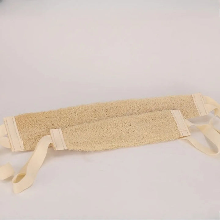 1pcs Natural Loofah Soft Exfoliating Body Scrub Bath Shower Spa Massage Bath Brush Scrubber Sponge Back Strap Skin Cleaning Tool