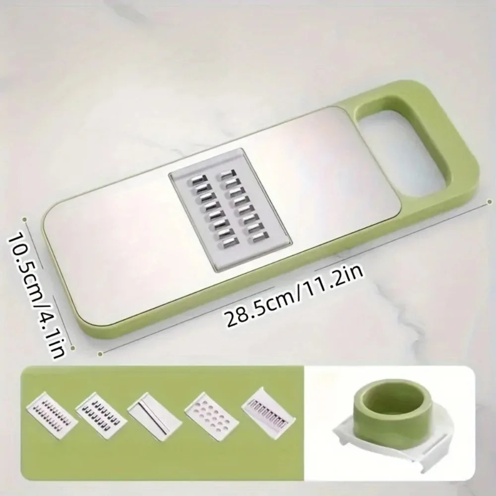 Stainless Steel Mandoline Vegetable Slicer with 3 Blades for Potato & Carrot