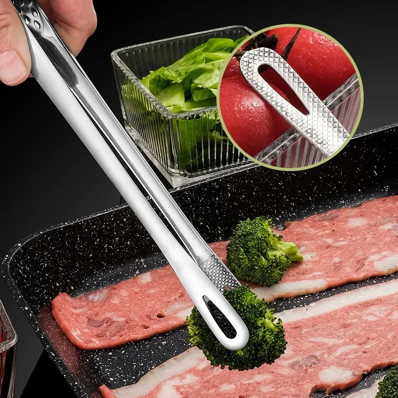 Stainless Steel BBQ Kitchen Tongs
