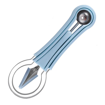 Stainless Steel Avocado & Fruit Cutter – Kitchen Gadget for Easy Slicing