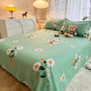 Flower Bedroom Top Sheet Oversized King Twin Sheet for College Dorm Brushed Microfiber Flat Sheet For Bed