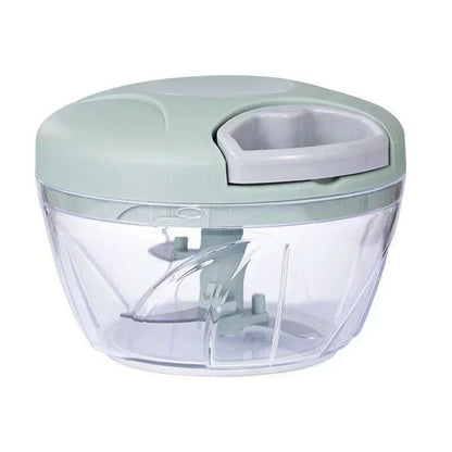500/900ML Rotary Food Processor & Garlic Grinder for Vegetables, Fruits & Chili