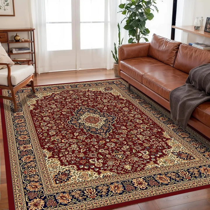 VIKAMA Bohemian Crystal Velvet Anti Slip Carpet For Living Room ,Floor Bedroom Big Size Rugs, Sofa Mats, Study,Home Decoration
