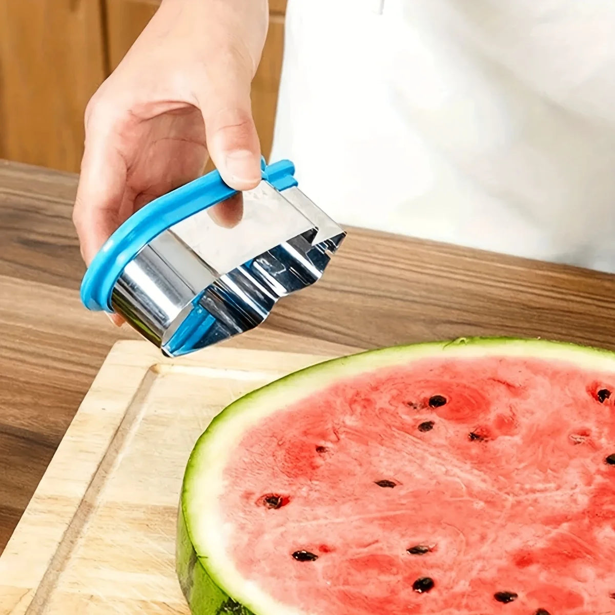 Pack of 2 PCs Stainless Steel Watermelon Slicer & Popsicle Mold