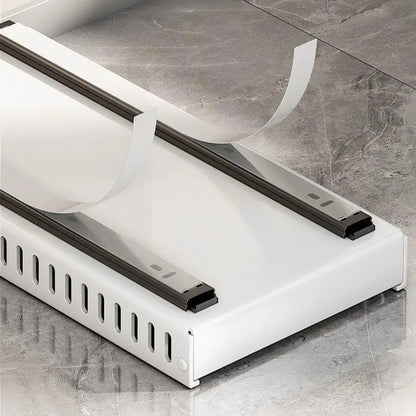 Under-Cabinet Sliding Pot & Pan Organizer with Lid Holder