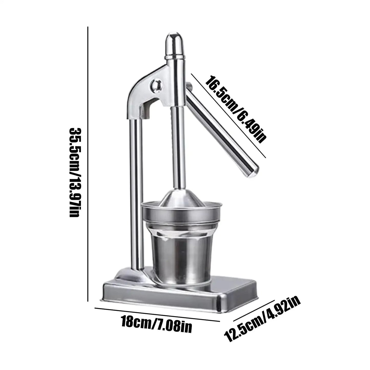 Stainless Steel Manual Citrus Juicer Handheld Fruit