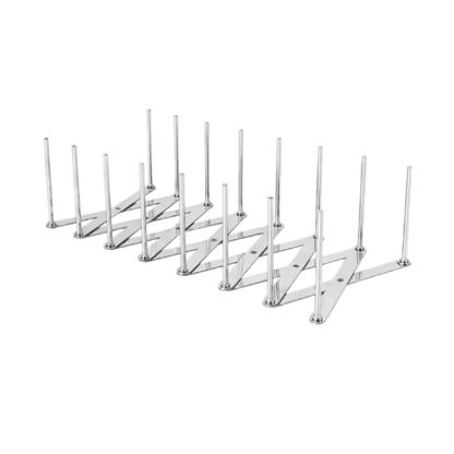Retractable Stainless Steel Dish & Lid Rack Organizer